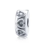 Klips Typu Pandora Relief w stylu vintage - SCC1557