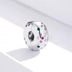 Klips Typu Pandora Zakontraktowana Kwiaty - BSC245
