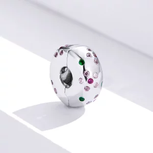 Klips Typu Pandora Zakontraktowana Kwiaty - BSC245