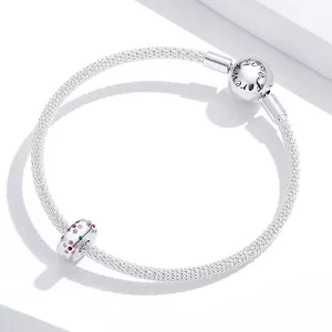 Klips Typu Pandora Zakontraktowana Kwiaty - BSC245