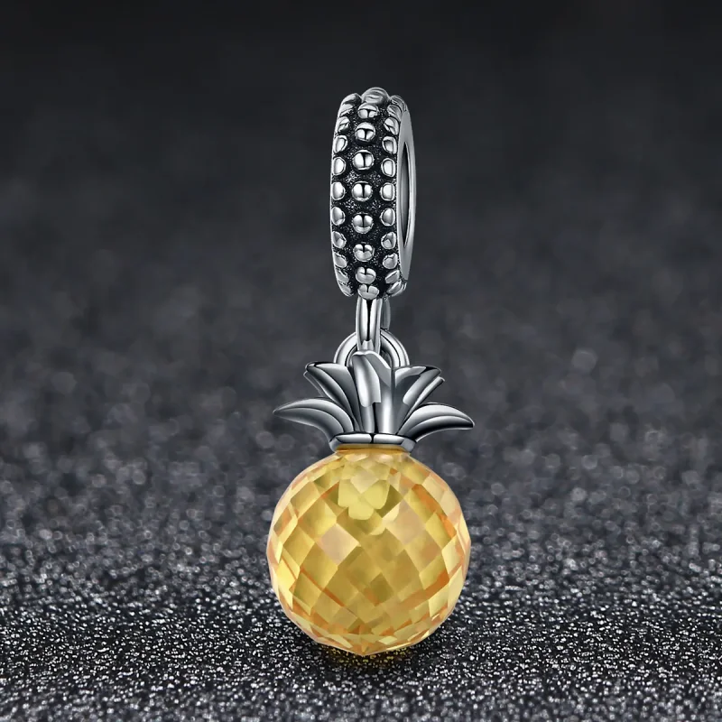 (zdjęcie do) Zawieszka Typu Pandora Ananas - SCC150 - Wyświetl 3
