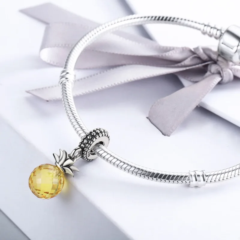 (zdjęcie do) Zawieszka Typu Pandora Ananas - SCC150 - Wyświetl 6