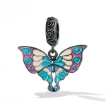 Zawieszka Typu Pandora Artystyczny Motyl - SCC2240