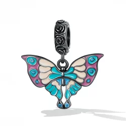 Zawieszka Typu Pandora Artystyczny Motyl - SCC2240