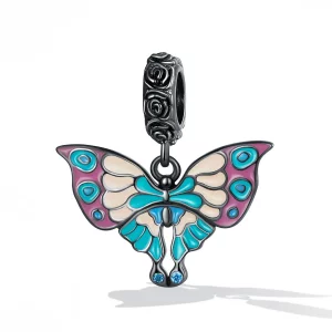 Zawieszka Typu Pandora Artystyczny Motyl - SCC2240