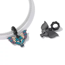 Zawieszka Typu Pandora Artystyczny Motyl - SCC2240