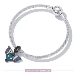 Zawieszka Typu Pandora Artystyczny Motyl - SCC2240
