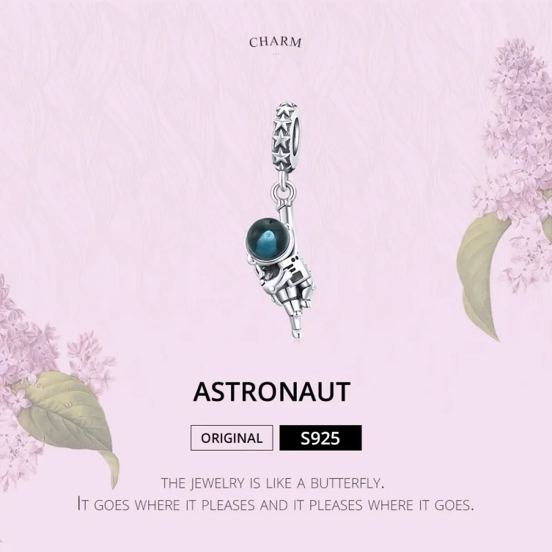 (zdjęcie do) Zawieszka Typu Pandora Astronauta - BSC202 - Wyświetl 6