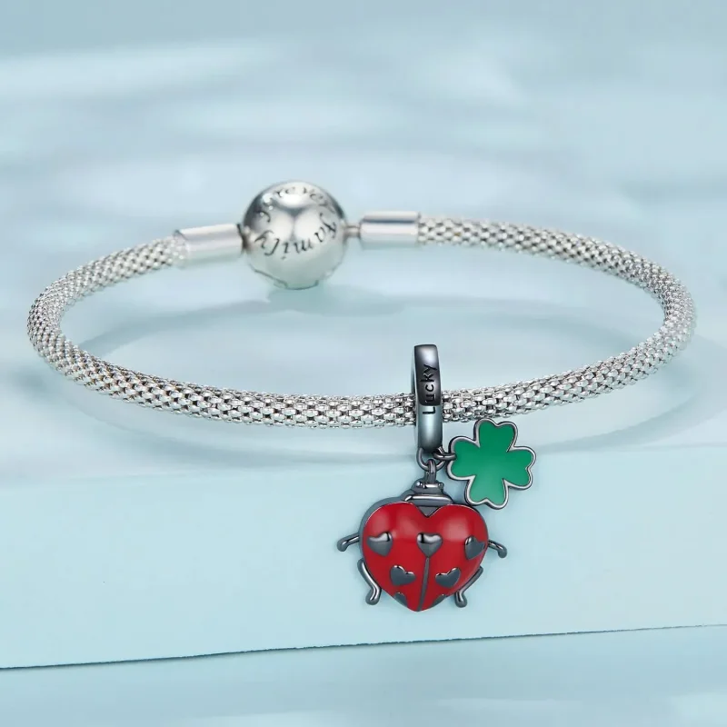 (zdjęcie do) Zawieszka Typu Pandora Biedronka - SCC2411 - Wyświetl 3