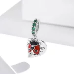 Zawieszka Typu Pandora Biedronka z liśćmi - BSC492