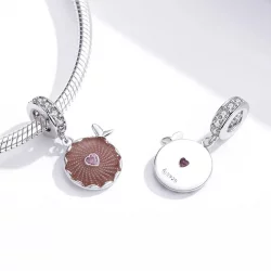 Zawieszka Typu Pandora Błyszczące kwiaty - BSC290