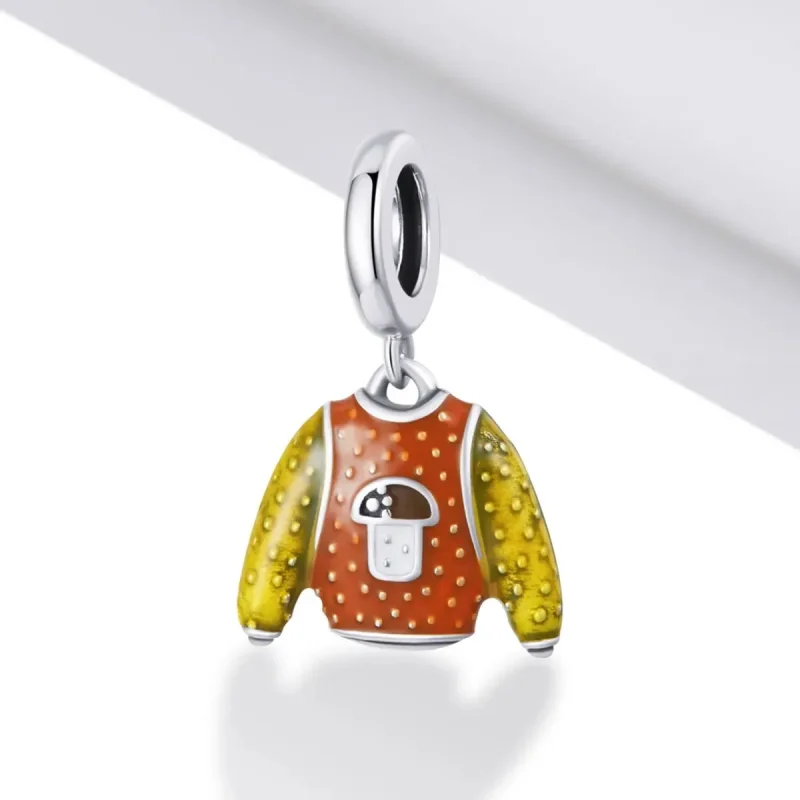 (zdjęcie do) Zawieszka Typu Pandora Ciepły sweter - BSC483 - Wyświetl 2