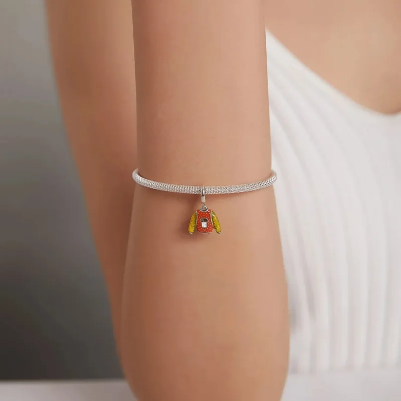 (zdjęcie do) Zawieszka Typu Pandora Ciepły sweter - BSC483 - Wyświetl 5