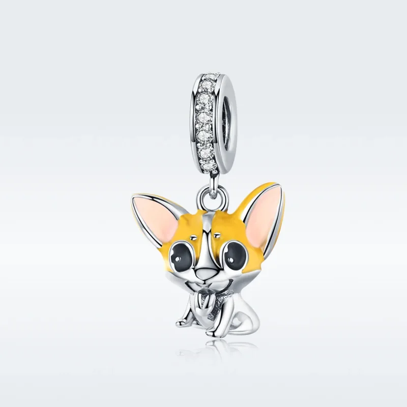 (zdjęcie do) Zawieszka Typu Pandora Corgi - BSC078 - Wyświetl 5