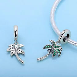 Zawieszka Typu Pandora Drzewo palmowe - SCC697
