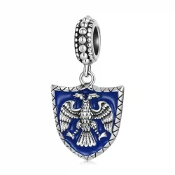 Zawieszka Typu Pandora Dwugłowa tarcza orła - SCC2184