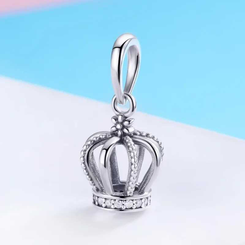 (zdjęcie do) Zawieszka Typu Pandora Elegancka korona - SCC781 - Wyświetl 2
