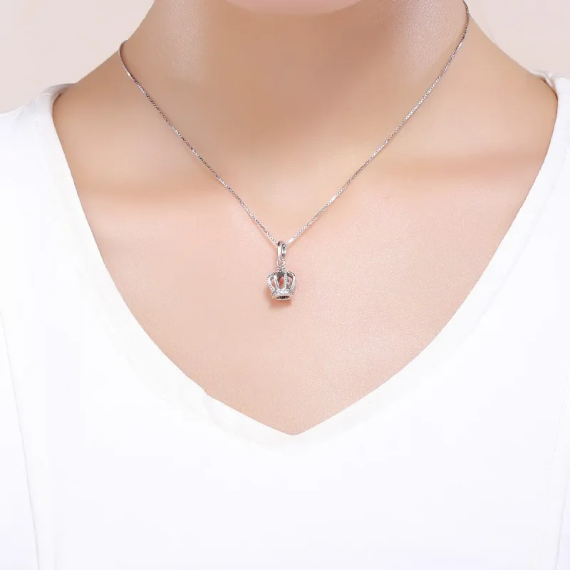(zdjęcie do) Zawieszka Typu Pandora Elegancka korona - SCC781 - Wyświetl 5