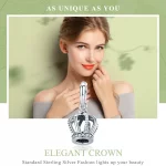 Zawieszka Typu Pandora Elegancka korona - SCC781