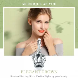 Zawieszka Typu Pandora Elegancka korona - SCC781