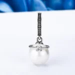 Zawieszka Typu Pandora Eleganckie Perły - SCC137