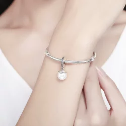 Zawieszka Typu Pandora Eleganckie Perły - SCC137