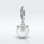 Zawieszka Typu Pandora Eleganckie Perły - SCC137