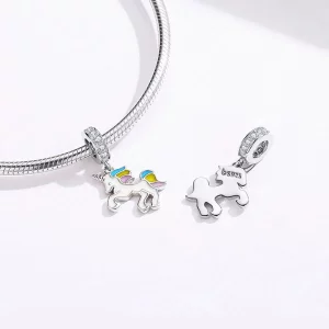 Zawieszka Typu Pandora Fantasy Jednorożec - BSC075