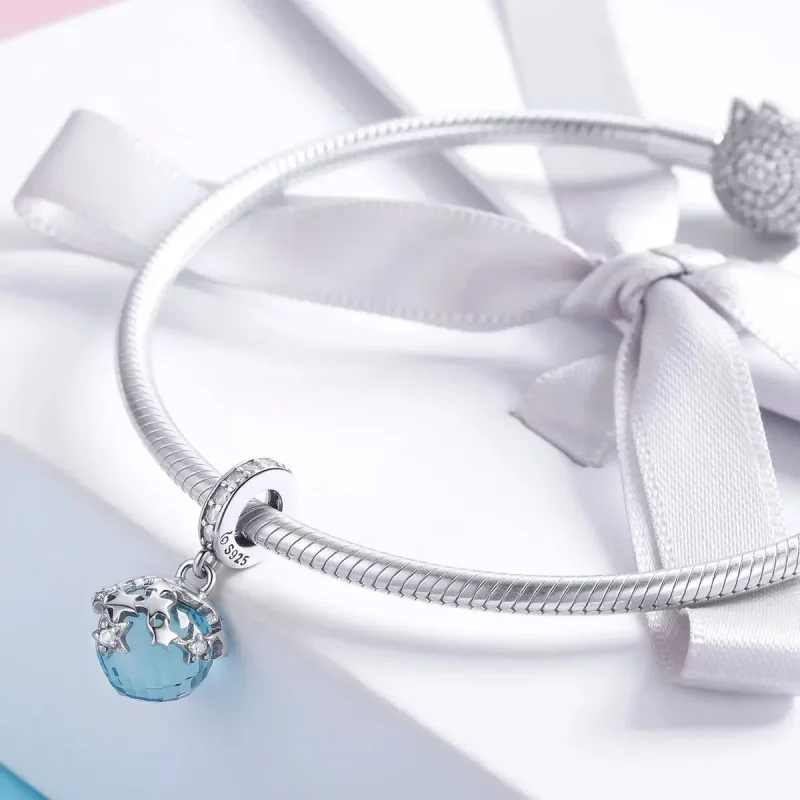 (zdjęcie do) Zawieszka Typu Pandora Gwiezdny - BSC029 - Wyświetl 3