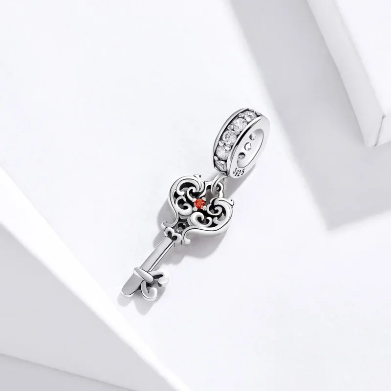 (zdjęcie do) Zawieszka Typu Pandora Heartslock - BSC092 - Wyświetl 2