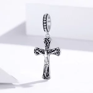 Zawieszka Typu Pandora Krzyż Jezusa - SCC1407