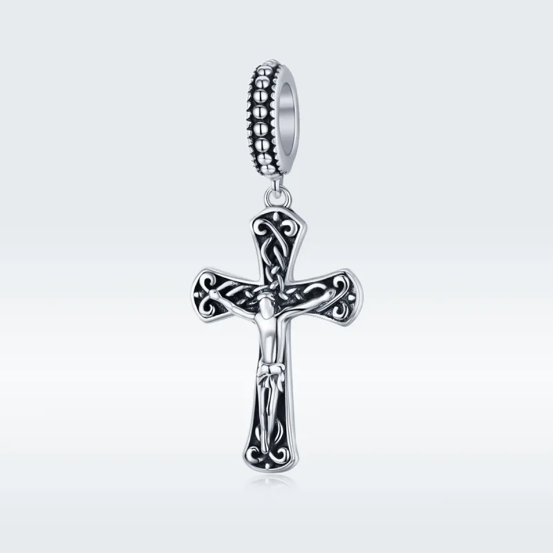 (zdjęcie do) Zawieszka Typu Pandora Krzyż Jezusa - SCC1407 - Wyświetl 5