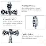 Zawieszka Typu Pandora Krzyż Jezusa - SCC1407