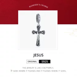 Zawieszka Typu Pandora Krzyż Jezusa - SCC1407
