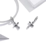 Zawieszka Typu Pandora Krzyż Vintage - BSC313
