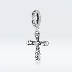 Zawieszka Typu Pandora Krzyż Vintage - BSC313
