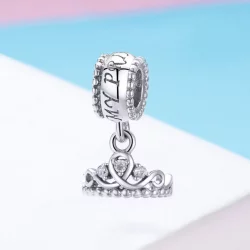Zawieszka Typu Pandora Księżniczka Korona - SCC739