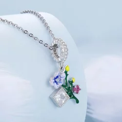 Zawieszka Typu Pandora Kwiaty - BSC645