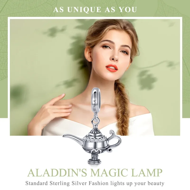 (zdjęcie do) Zawieszka Typu Pandora Lampa Alladyna - SCC703 - Wyświetl 6
