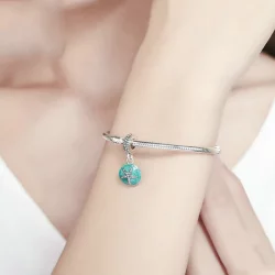 Zawieszka Typu Pandora Lato Style Niebieskie Morze - SCC136