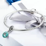 Zawieszka Typu Pandora Lato Style Niebieskie Morze - SCC136
