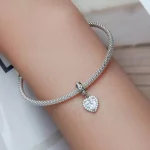 Zawieszka Typu Pandora Lśniące Serce - BSC663