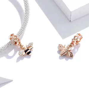 Zawieszka Typu Pandora Mała pszczółka - BSC370