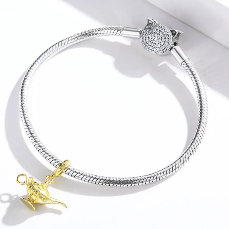 (zdjęcie do) Zawieszka Typu Pandora Magiczna lampa - SCC1819 - Wyświetl 3
