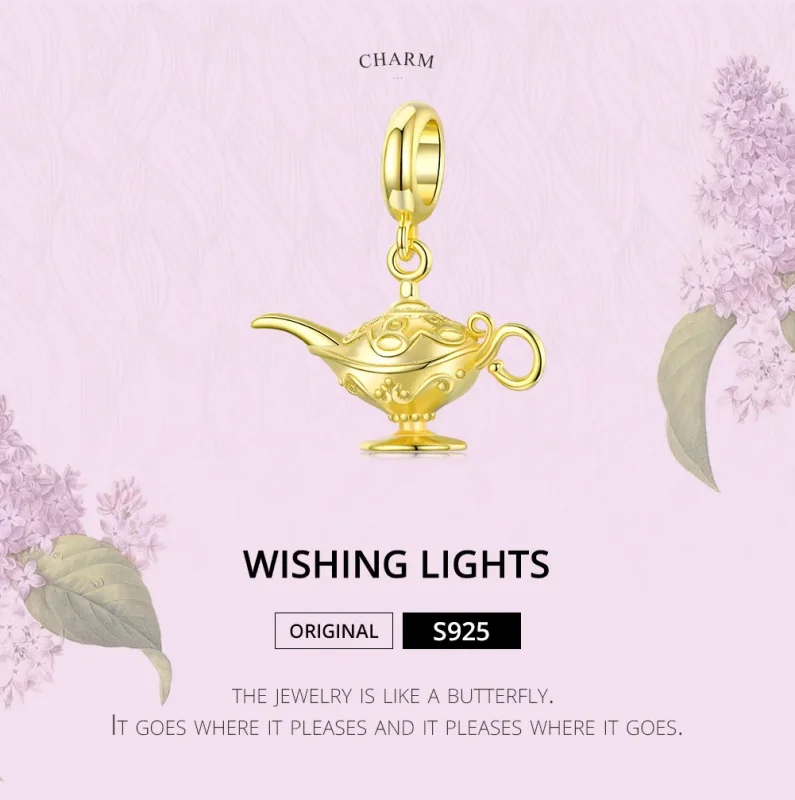 (zdjęcie do) Zawieszka Typu Pandora Magiczna lampa - SCC1819 - Wyświetl 6
