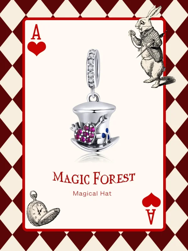 (zdjęcie do) Zawieszka Typu Pandora Magiczny kapelusz - SCC1441 - Wyświetl 6