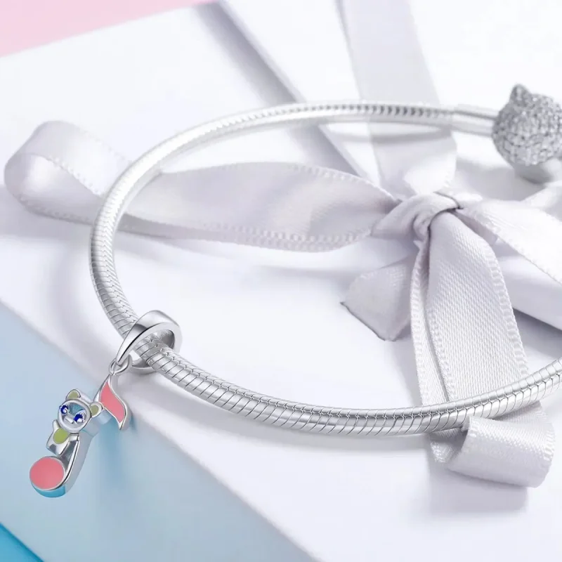 (zdjęcie do) Zawieszka Typu Pandora Melodia niedźwiedzia - BSC021 - Wyświetl 4