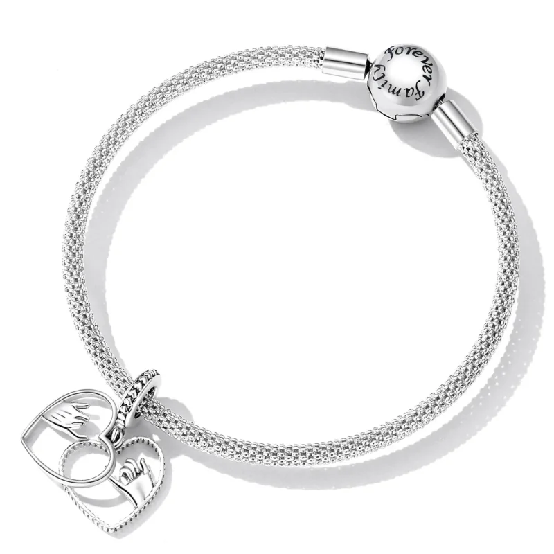 (zdjęcie do) Zawieszka Typu Pandora Miłość Ręka W Rękę - SCC2270 - Wyświetl 5