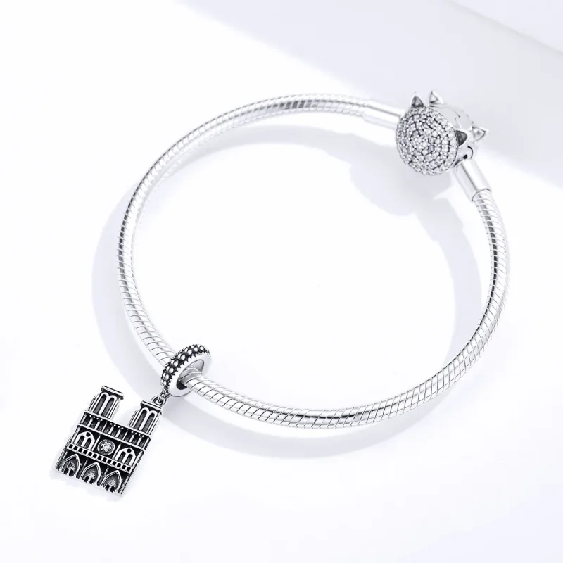 (zdjęcie do) Zawieszka Typu Pandora Motre Dame de Paris - SCC1328 - Wyświetl 3