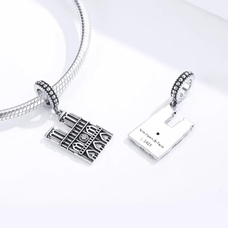 (zdjęcie do) Zawieszka Typu Pandora Motre Dame de Paris - SCC1328 - Wyświetl 4